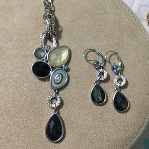 Lia Sophia Necklace and Earring Set